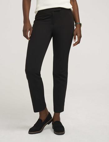 Anne Klein Anne Contour Stretch Bowie Pant Petite Black | EUSHC96163