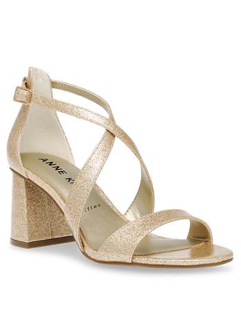 Anne Klein Armaretta Dress Heels Gold | UUSTG95923