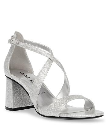 Anne Klein Armaretta Dress Heels Silver | SUSNY38848