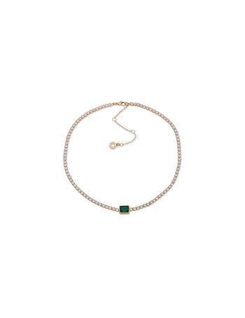 Anne Klein Emerald Pendant Necklaces Turquoise / Gold | UUSTG54268