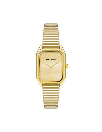 Anne Klein Iconic Octagonal Case Bracelet Watch Rectangular Gold | MUSHR84958