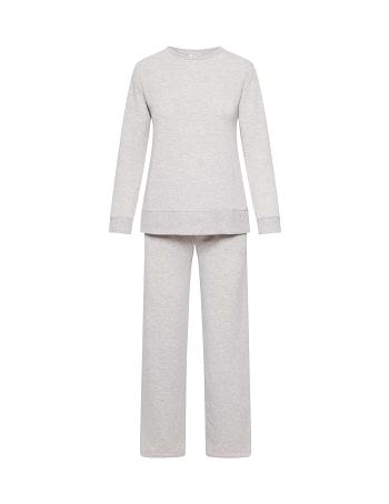 Anne Klein Long Sleeve Pajama Set Sleepwear Grey | USQCS72237