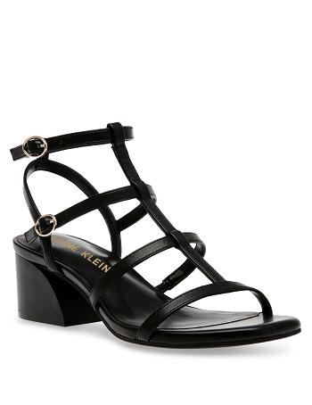 Anne Klein Matilda Dress Sandals Black | USZPD27953