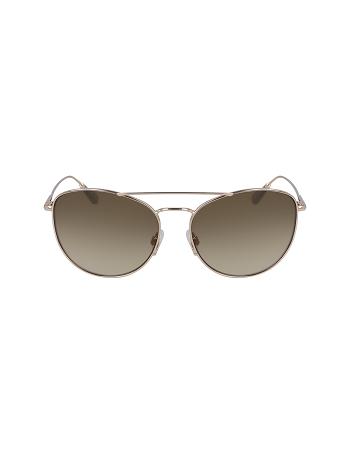 Anne Klein Metal Trendy Aviator Sunglasses Average Size Gold | PUSER82013