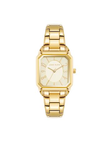 Anne Klein Modern Square Case Watch Metals Gold | AUSDF30263