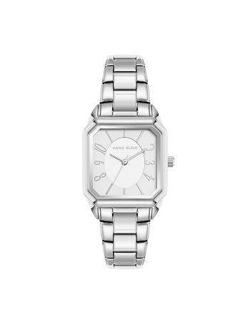 Anne Klein Modern Square Case Watch Metals Silver | USZDE95397