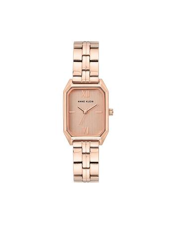 Anne Klein Octagonal Shaped Metal Bracelet Watch Best Sellers Rose / Gold | USZPD43261