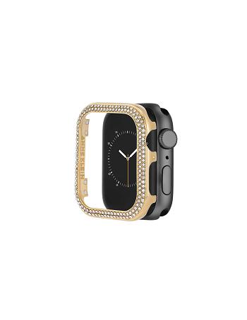 Anne Klein Premium Crystals Protective Case Cover for Apple Watch® Best Sellers Gold | USZPD61465