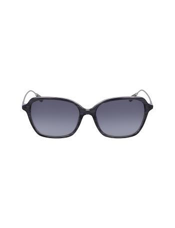 Anne Klein Rounded Square Sunglasses Narrow Size Blue | MUSHR75410