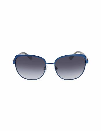 Anne Klein Uplifting Sunglasses Square Navy | SUSNY45626