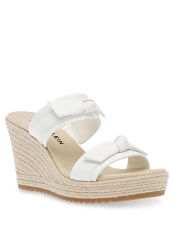 Anne Klein Wiona Wedges White | USICD73932