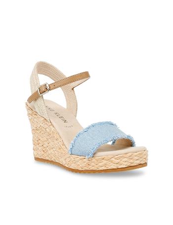 Anne Klein Wylie Wedge Best Sellers Blue | BUSSD52340