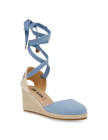 Anne Klein Zelda Wedges Blue | USZPD98804