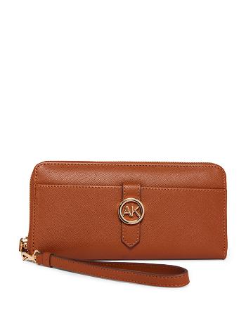 Anne Klein Zip Around Wallets orange | ZUSMJ99660