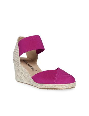 Anne Klein Zoey Round Toe Espadrilles Wedges Pink | UUSTG92126