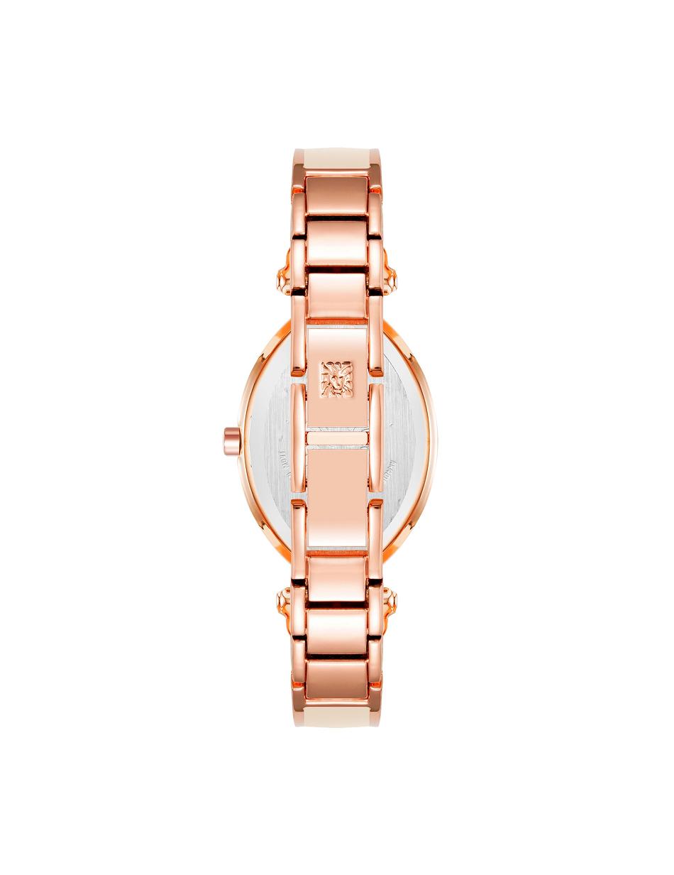 Anne Klein Accented Oval Bangle Watch Diamond Pink | BUSSO44546