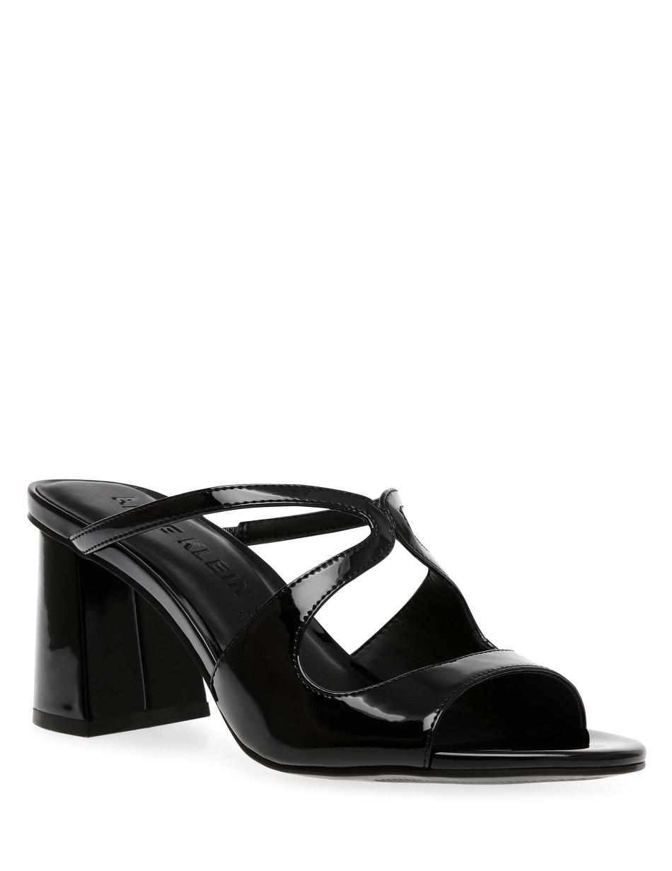 Anne Klein Aida Dress Sandal Heels Black | USJBT88256