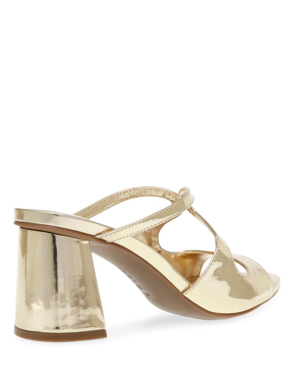 Anne Klein Aida Dress Sandal Heels Gold | GUSEC68442