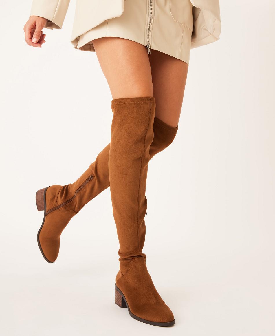 Anne Klein Ainsley Over The Knee Boots brown | GUSEC46712