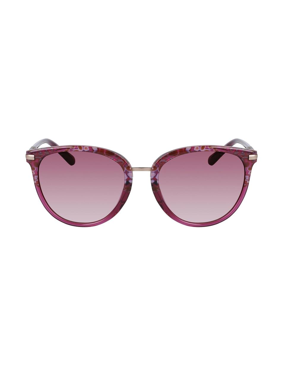 Anne Klein Animal Print Sunglasses Square Burgundy | EUSHC69498