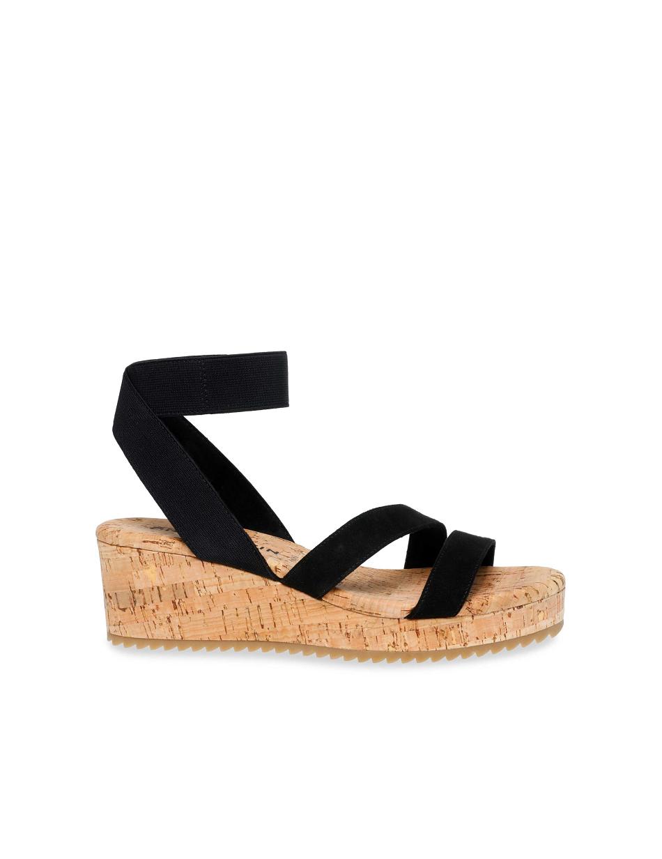 Anne Klein Ayla Sandal Wedges Black | USEGJ98426