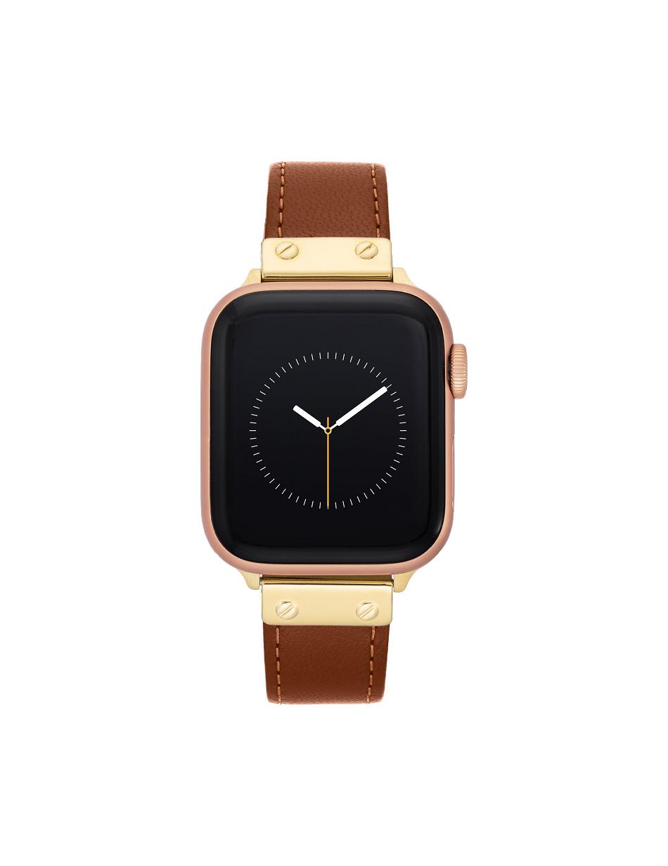 Anne Klein Band for Apple Watch® Leather Black / brown | USICD19396