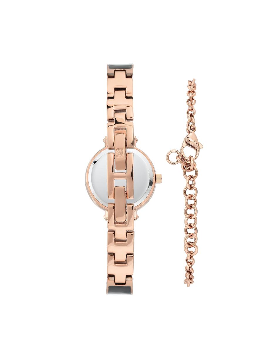 Anne Klein Bangle Watch With Bracelet Set Diamond White | GUSUC18393