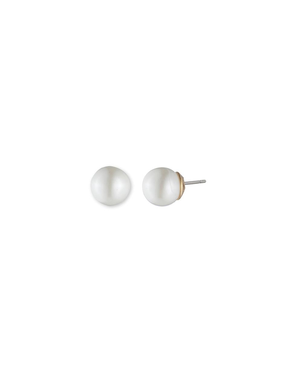 Anne Klein Blanc Faux Pearl Stud Earrings Best Sellers White | USNZX23440