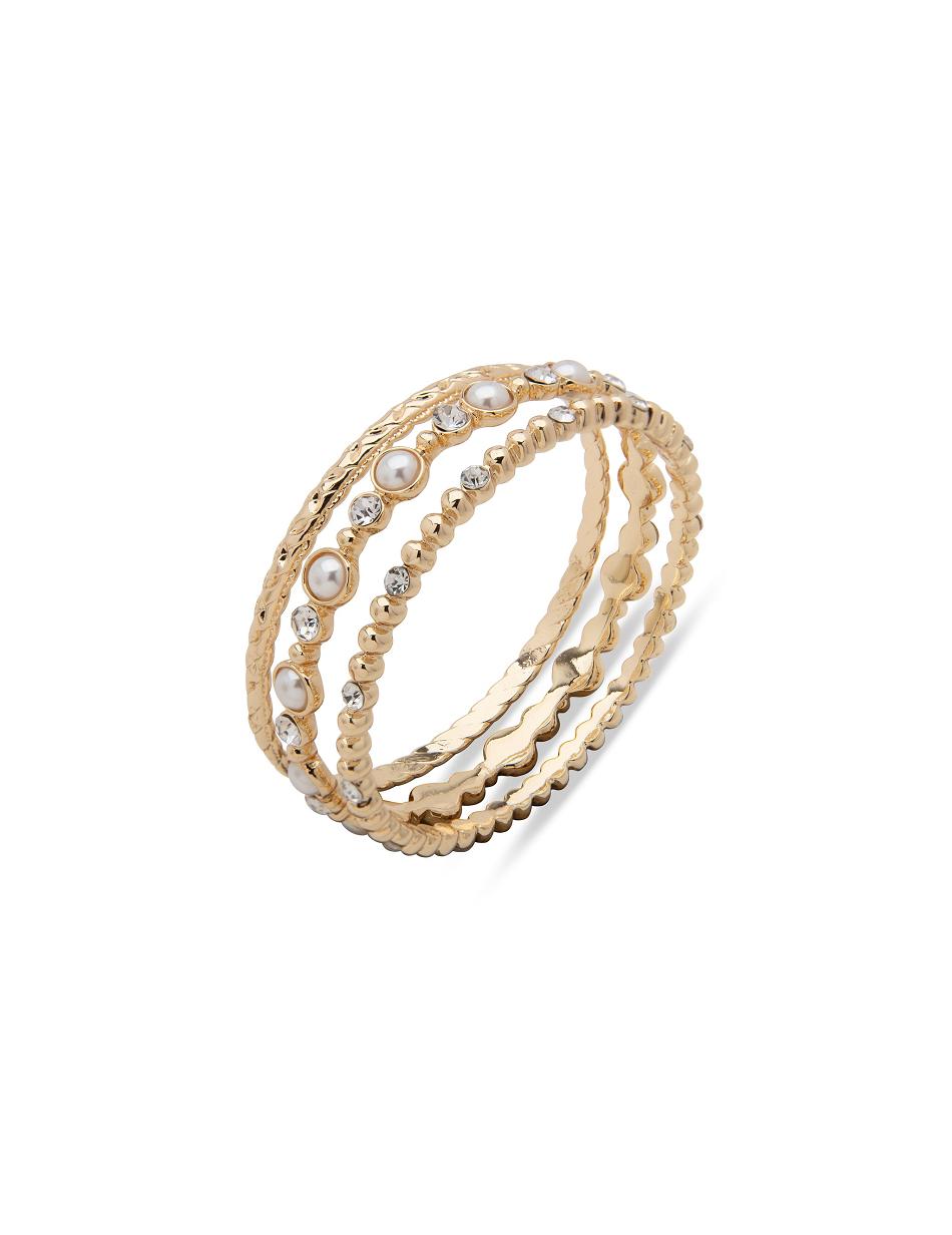 Anne Klein Bracelet Bangle Set in Gift Box Bracelets Gold | ZUSNQ65715