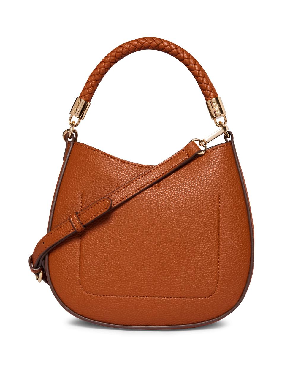 Anne Klein Braided Handle Hobo Crossbody Bags orange | USJVR82372