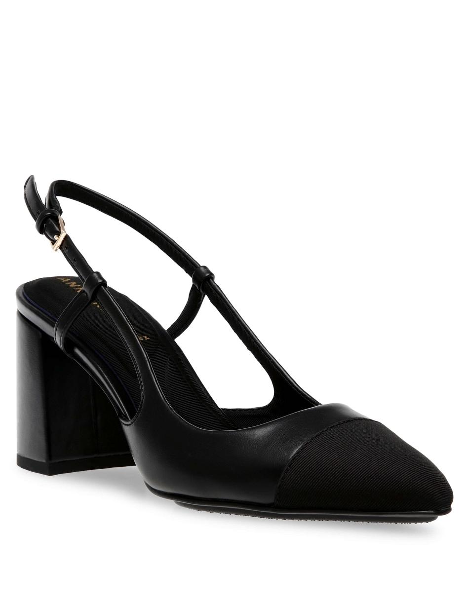 Anne Klein Brinlee Sling Back Pump Heels Black | GUSUC25346