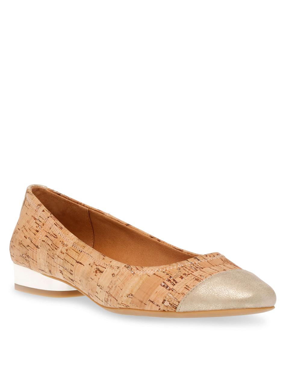 Anne Klein Carlie Flats Gold | USJVR58636