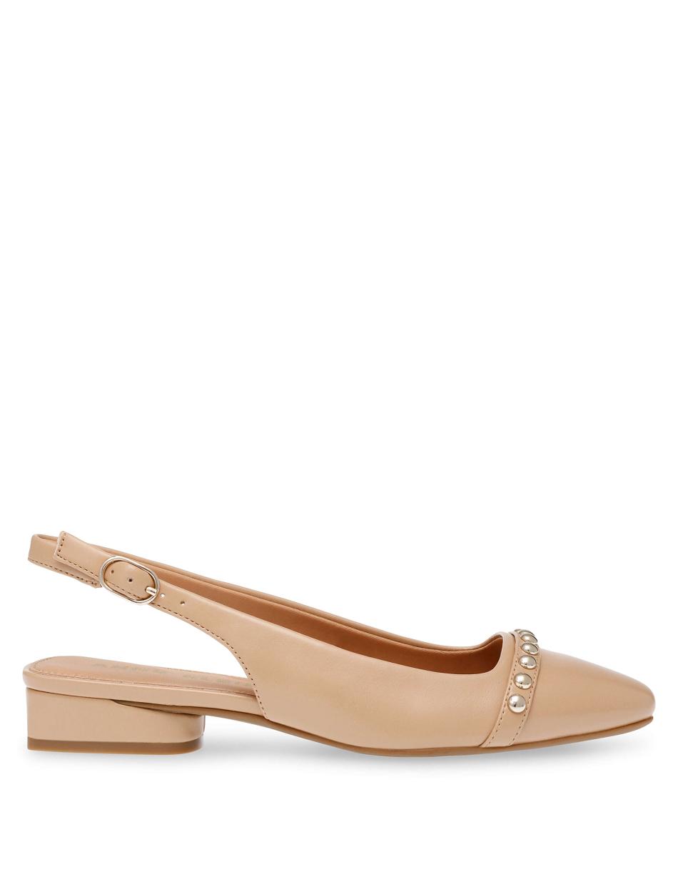 Anne Klein Cena Sling Back Flats Beige | USJZR29506