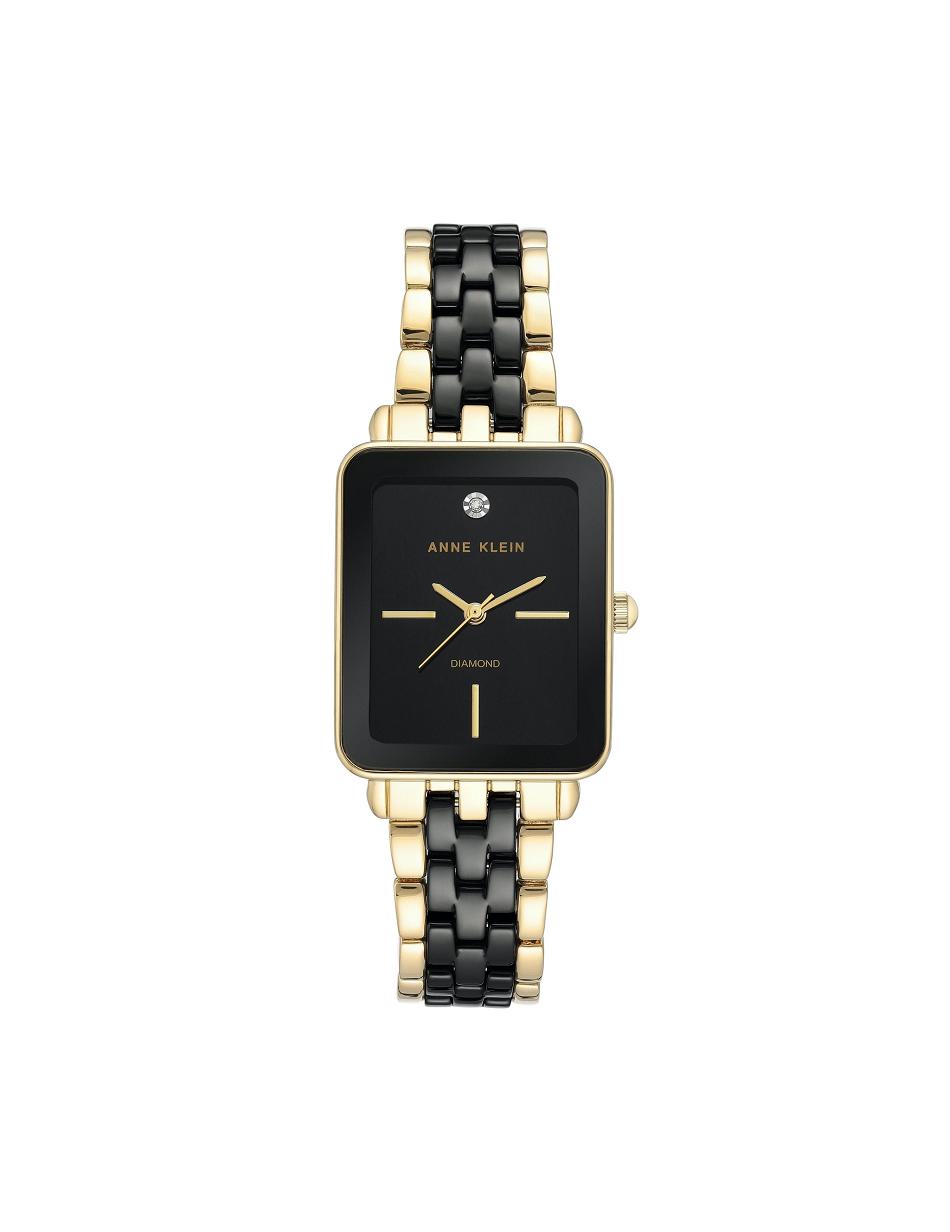 Anne Klein Ceramic Diamond Dial Watch Best Sellers Black | QUSUV35915