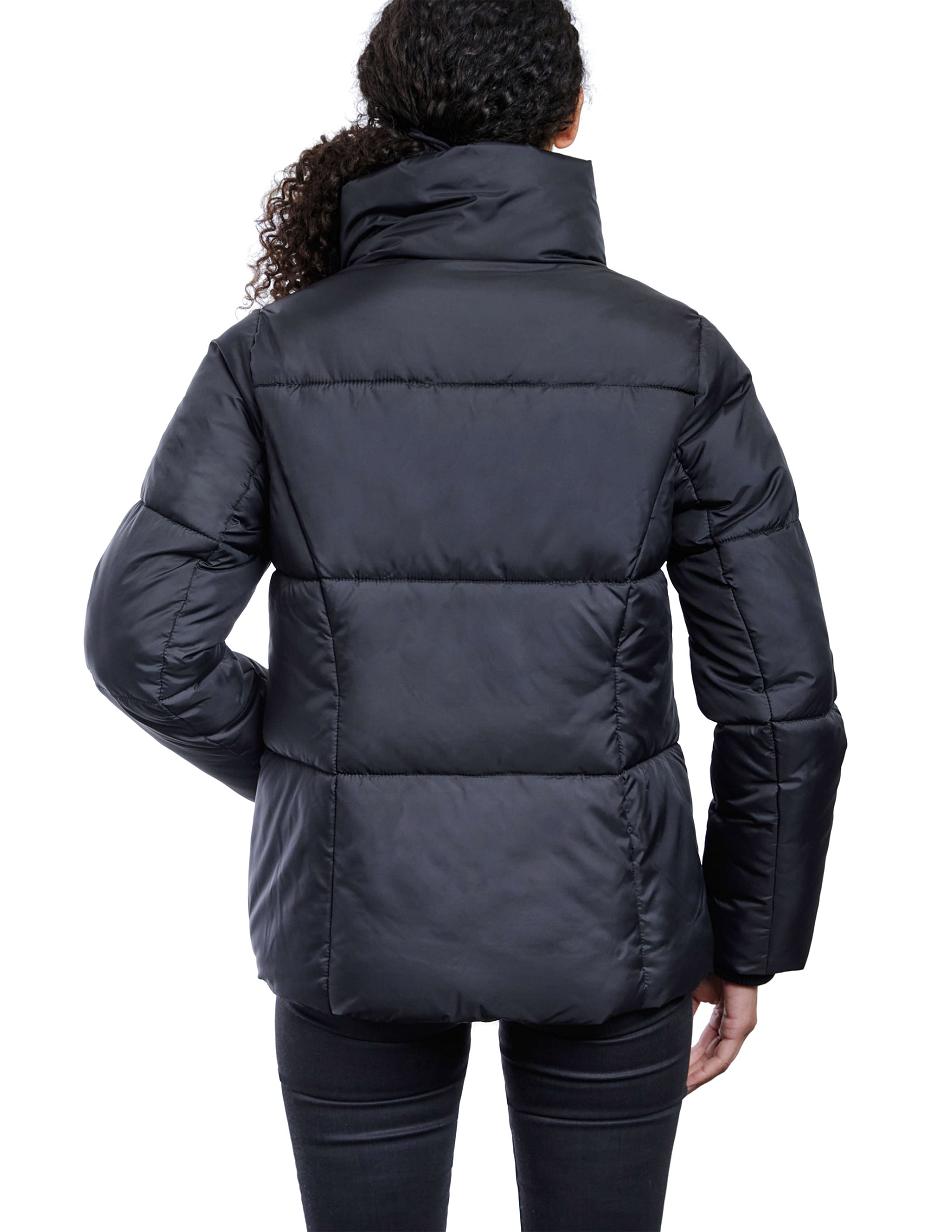 Anne Klein Consider It Short Puffer Jacket Outerwear Black | USQAV85694