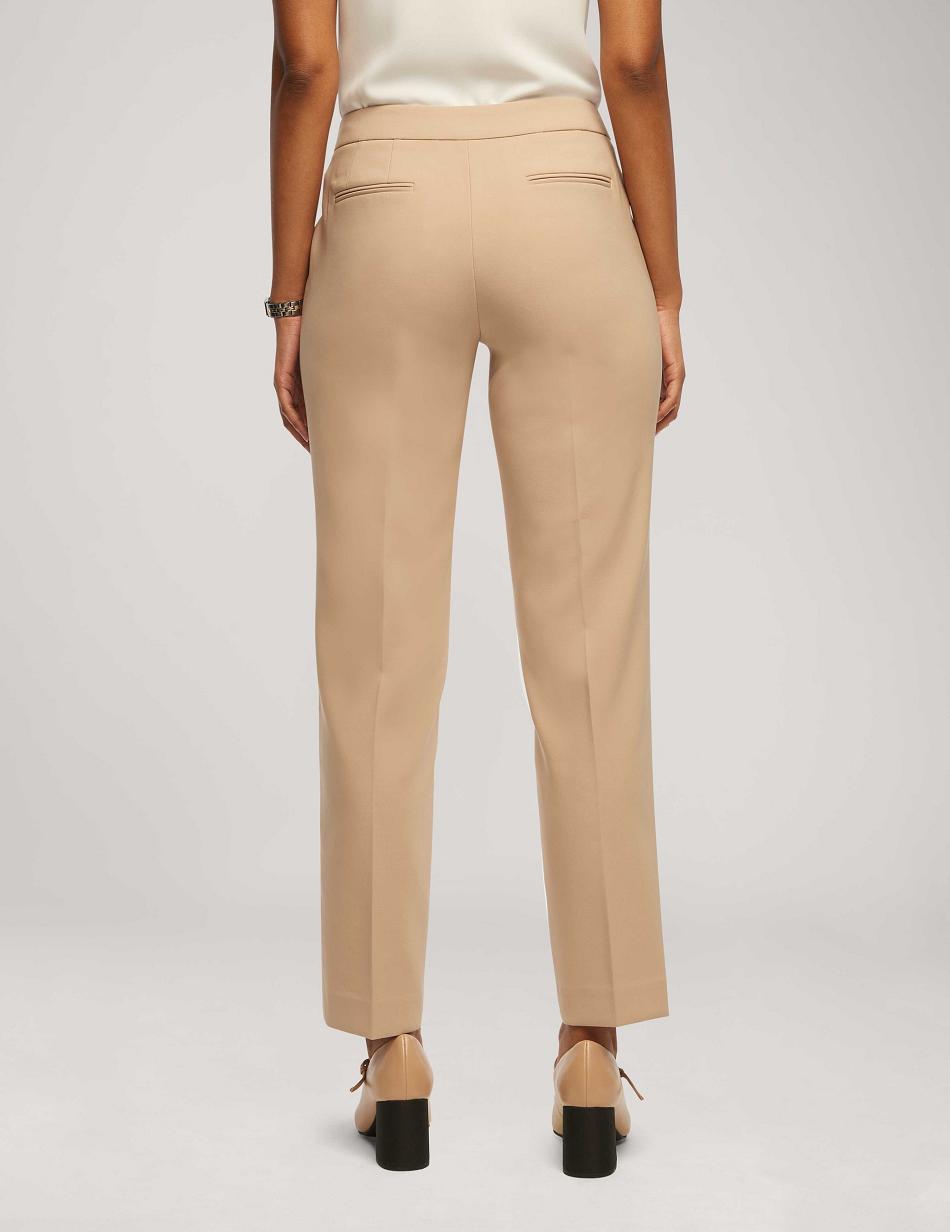 Anne Klein Contour Stretch Bowie Pant Bottoms Beige | USNEJ96106