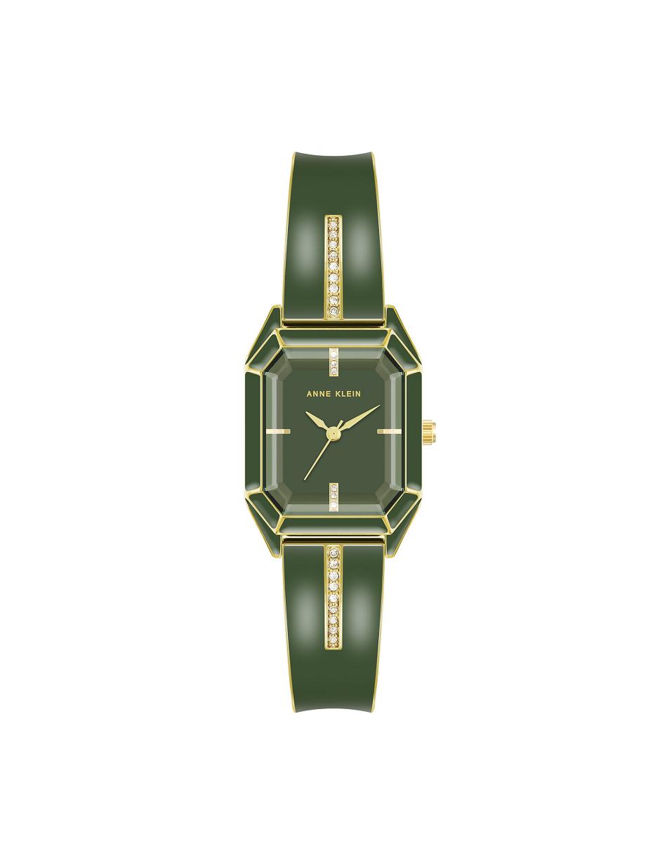 Anne Klein Elegant Bangle Bracelet Watch Metals Green / gold | AUSDF95400