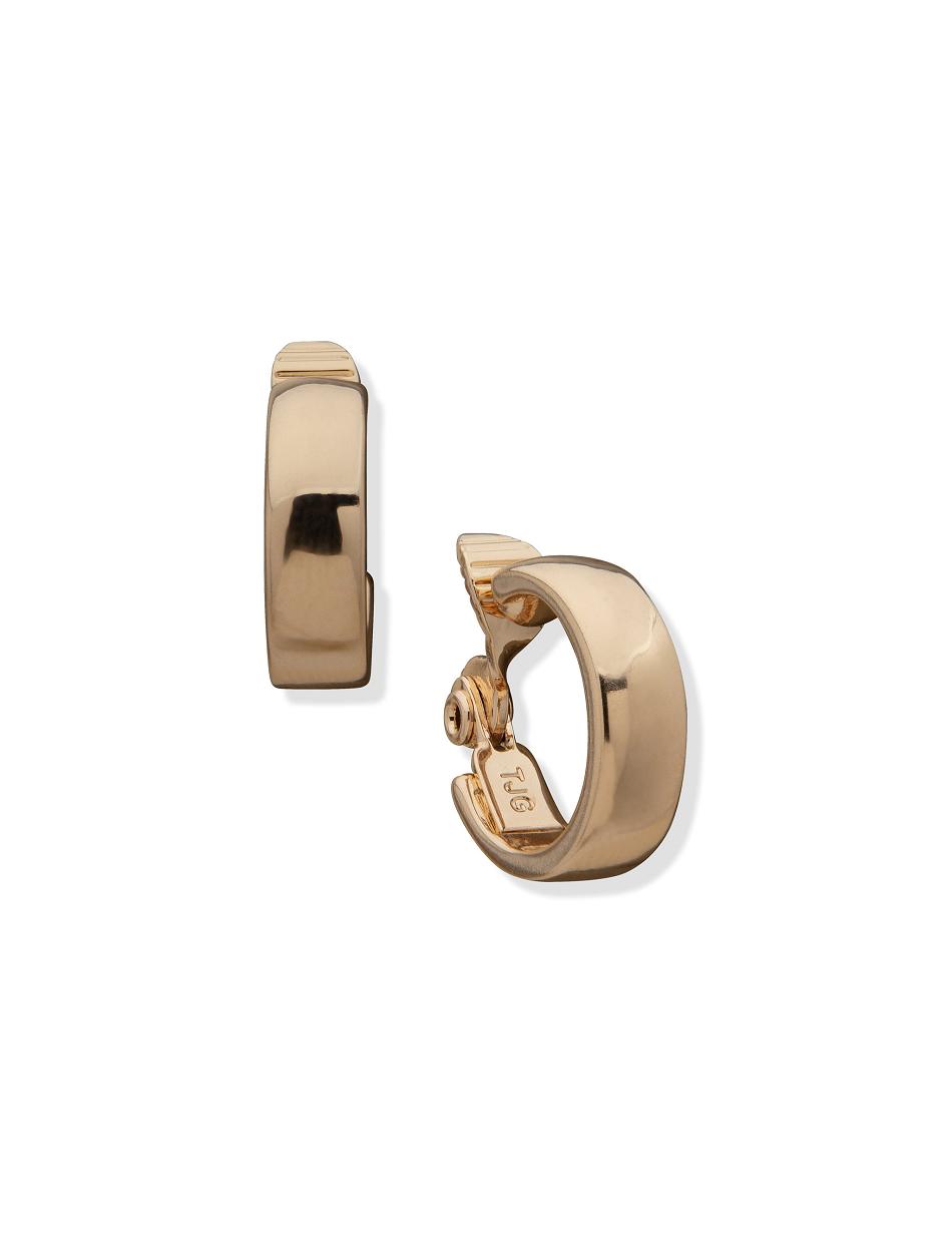 Anne Klein Gold-Tone Clip Hoop Clip Earrings Gold | LUSSX20435