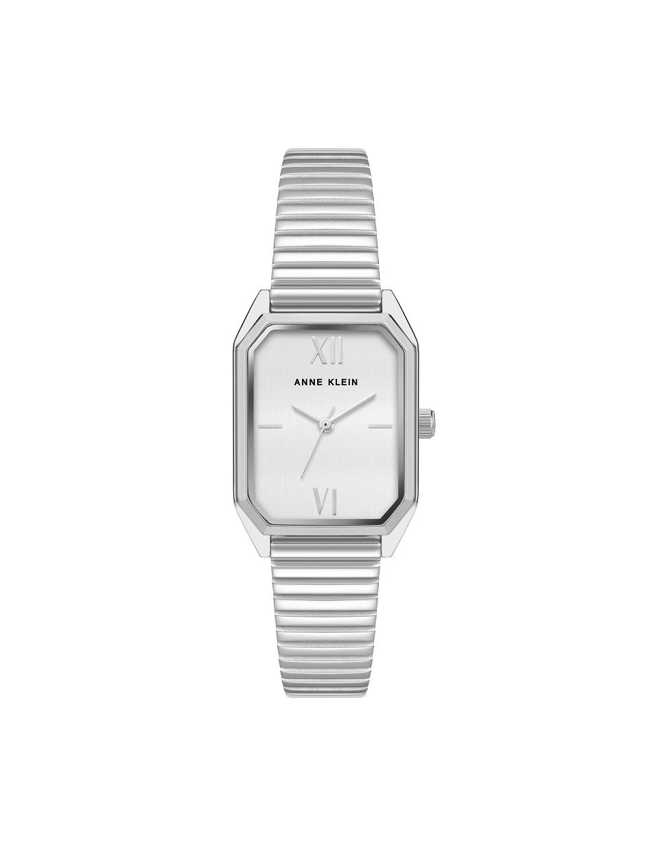 Anne Klein Iconic Octagonal Case Bracelet Watch Metals Silver | GUSEC64975