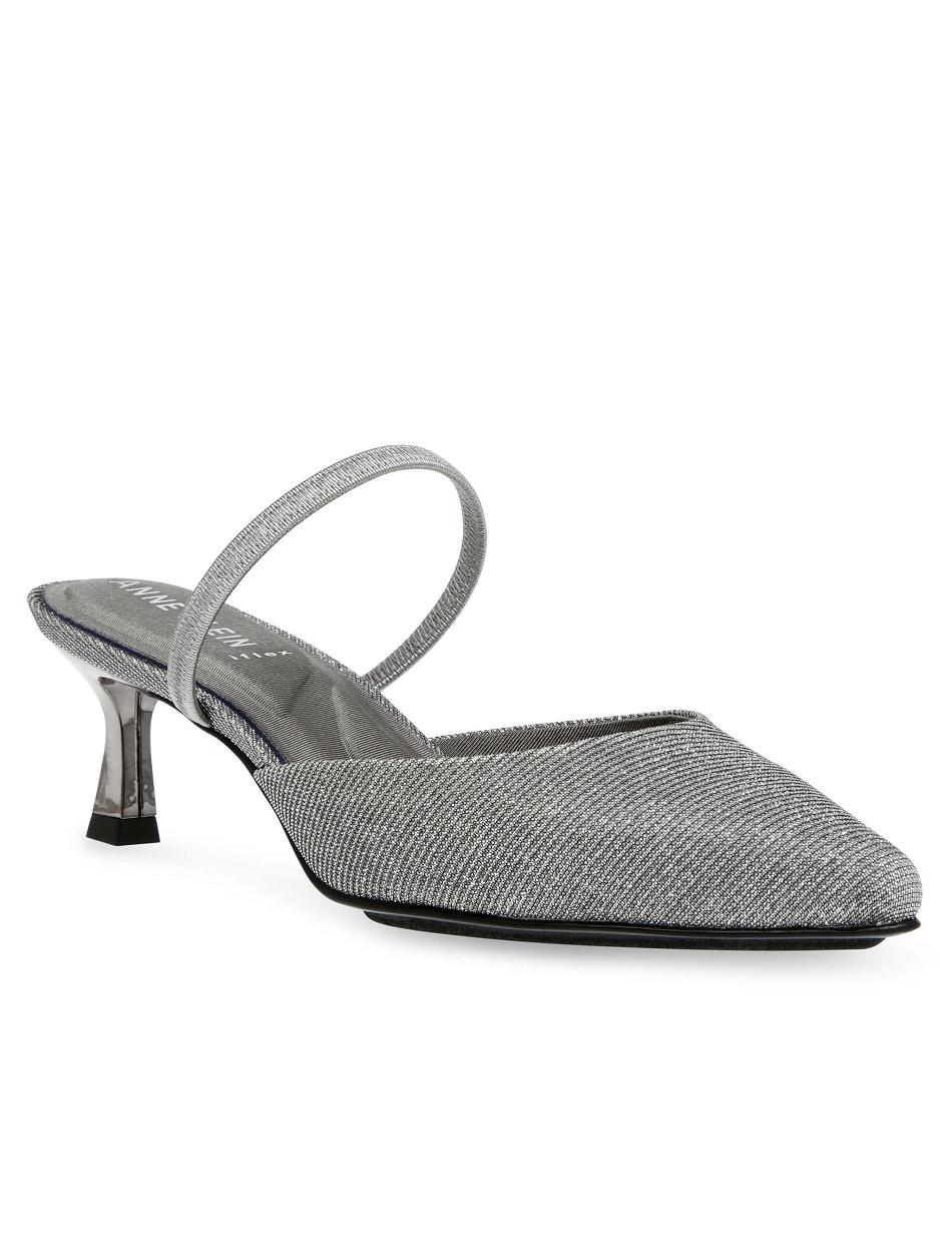 Anne Klein Iella Convertible Sling Back Heels Blue Grey | LUSTR15583