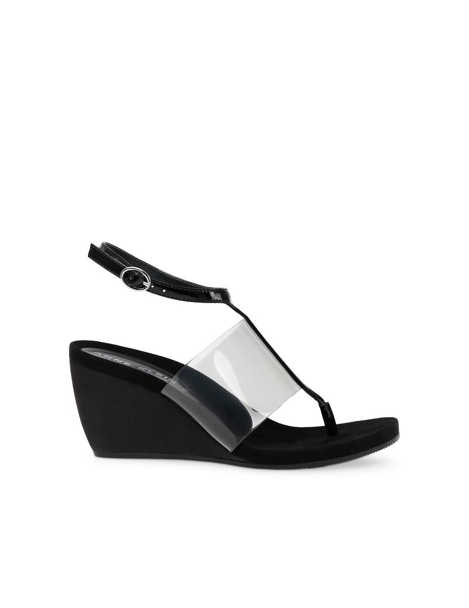 Anne Klein Ivana Wedge Best Sellers Black | LUSSX43273