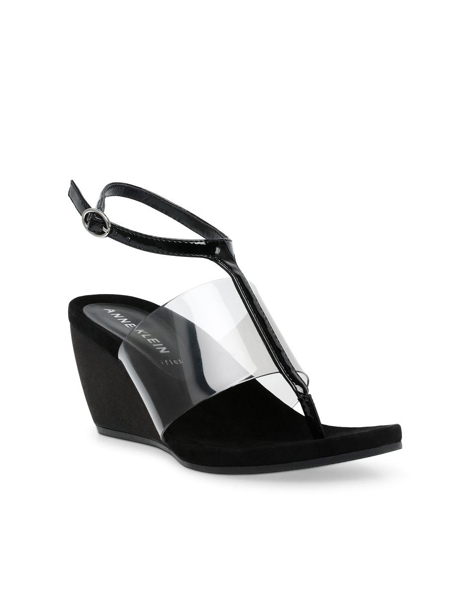 Anne Klein Ivana Wedge Best Sellers Black | LUSSX43273