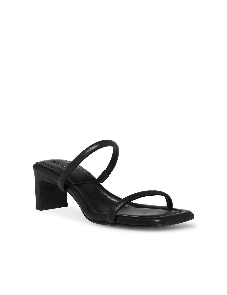 Anne Klein Jayla Sandal Heels Black | USDYB46649