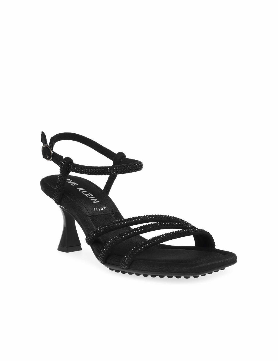 Anne Klein Jelyssa-C Sandal Best Sellers Black | QUSWA62270