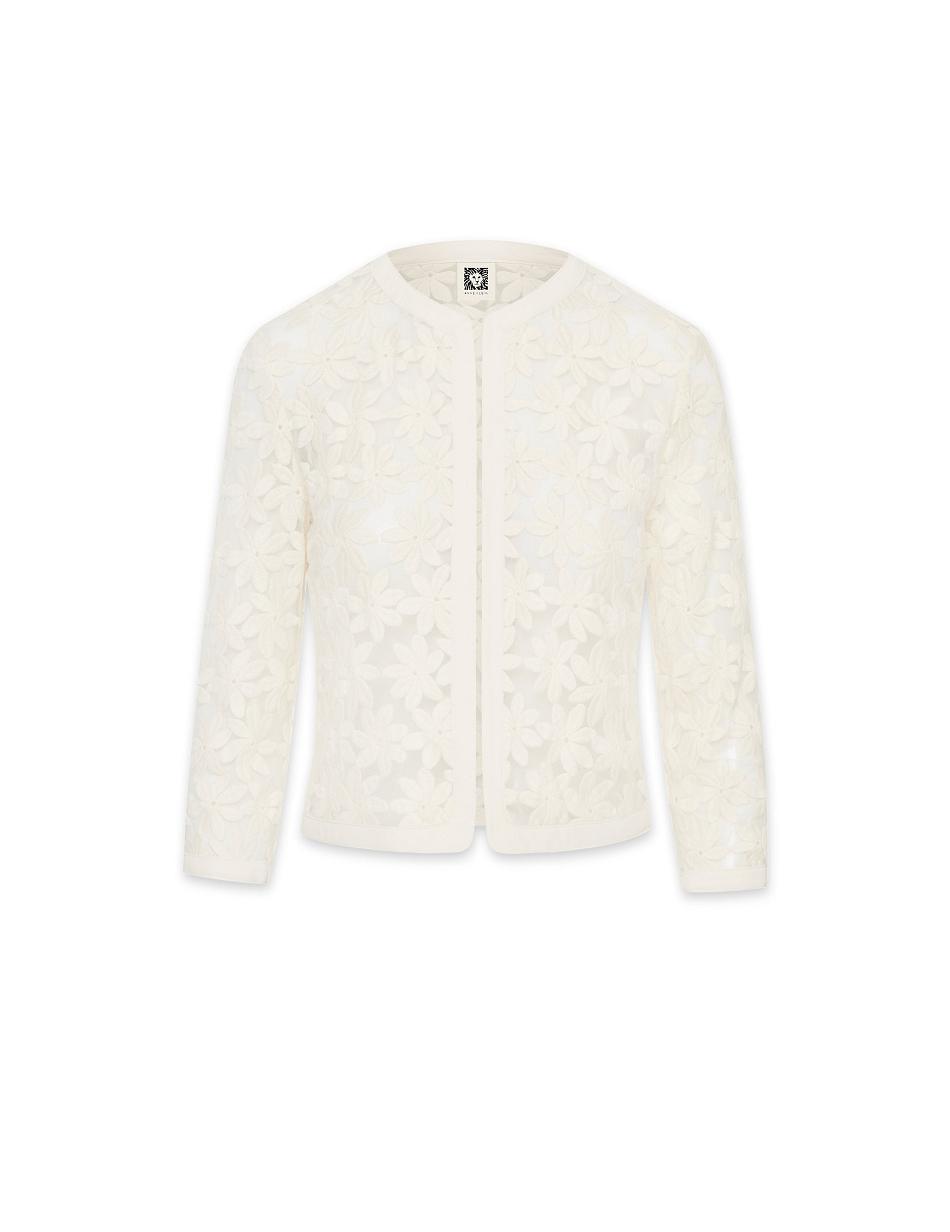 Anne Klein Lace Cardigan Jacket Petite White | USEGJ33968