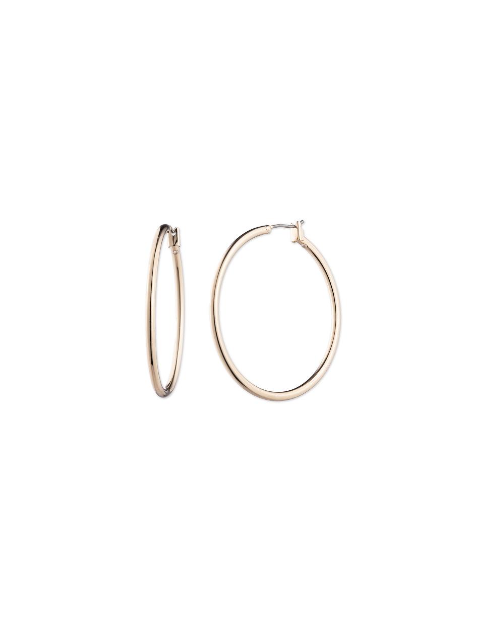 Anne Klein Large Gold-Tone Hoop Earrings Gold | DUSVO49132