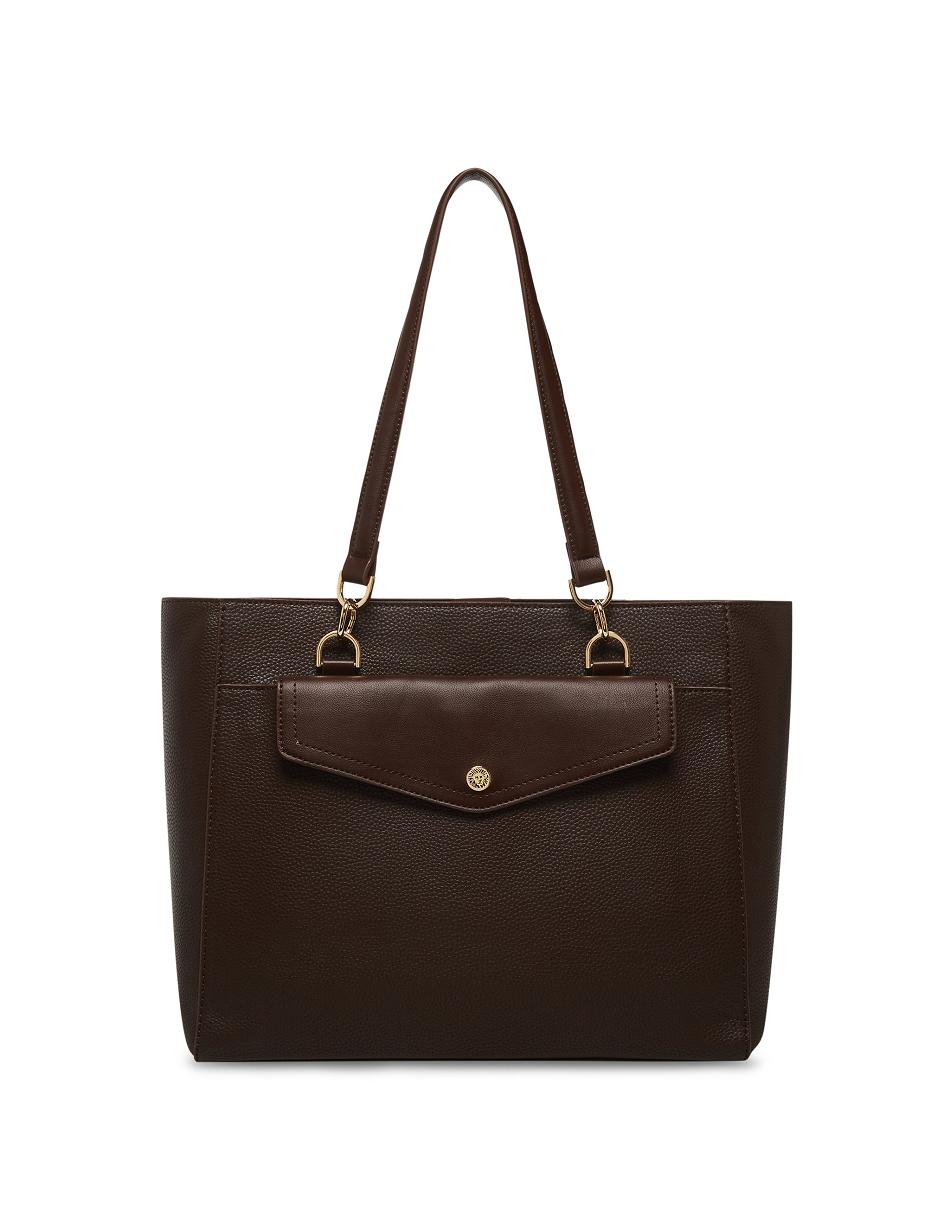 Anne Klein Large With Pouch Tote Bags chocolate | LUSSX57453