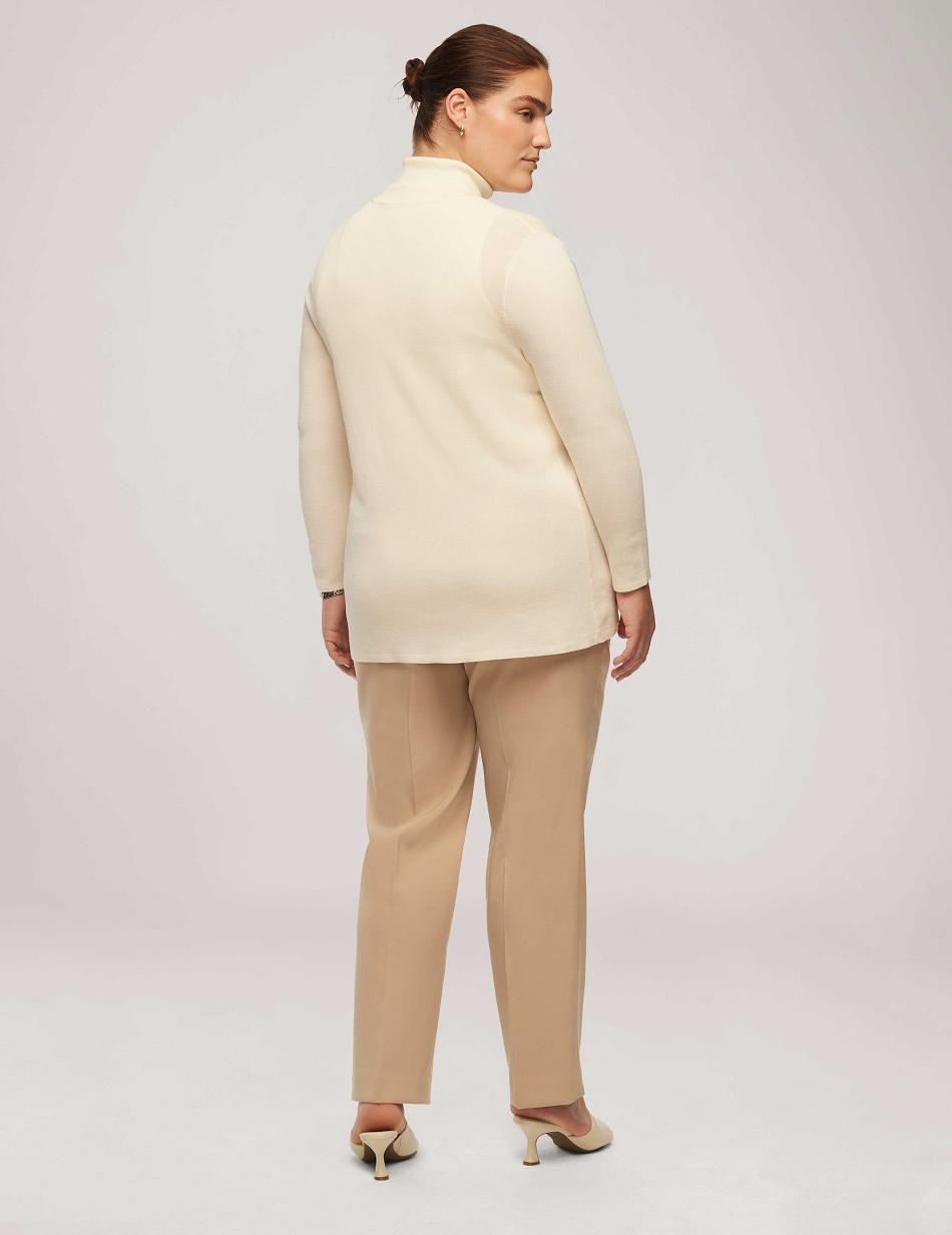 Anne Klein Malibu Cardigan Plus Size White | MUSFT53172