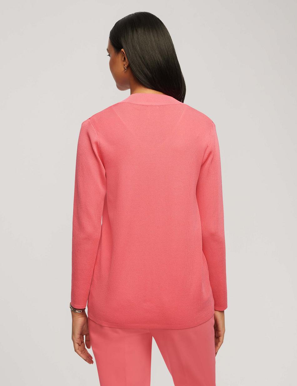 Anne Klein Malibu Cardigan Sweaters Pink | USEAH37448