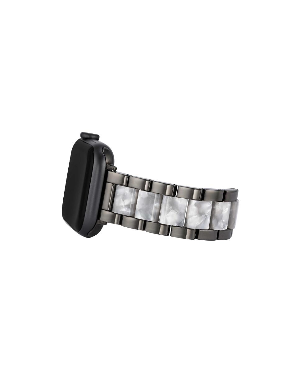 Anne Klein Marbleized Resin Bracelet Band Apple Watch Accessories Grey / White | TUSPQ23548